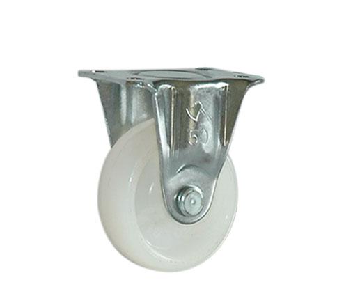 Càng bánh xe cố định trắng